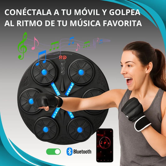 Máquina de boxeo inteligente yk-001 + guante negro 2