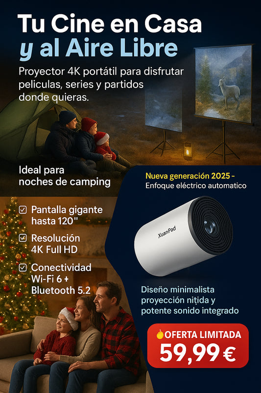 Proyector portátil ultra HD